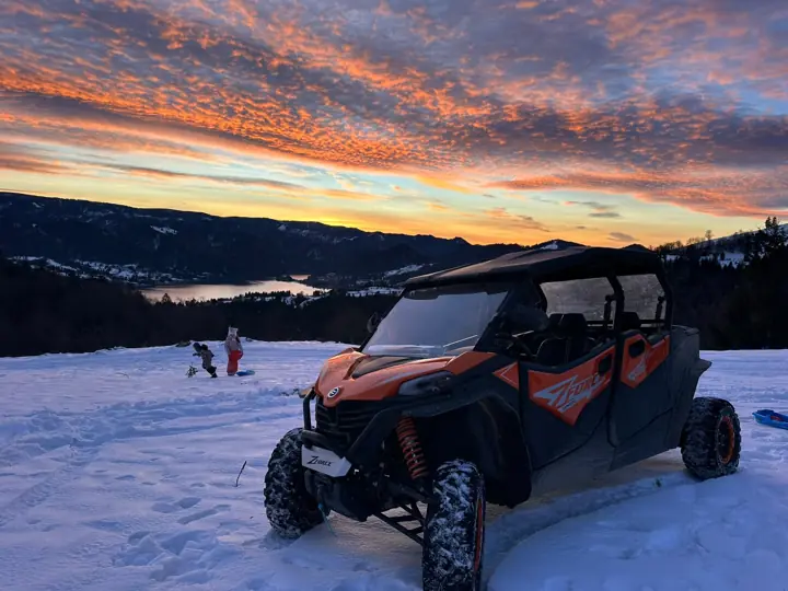 Panoramă Colibița cu buggy