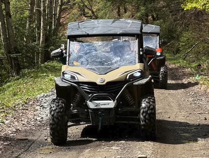 Buggy bej, cadru frontal